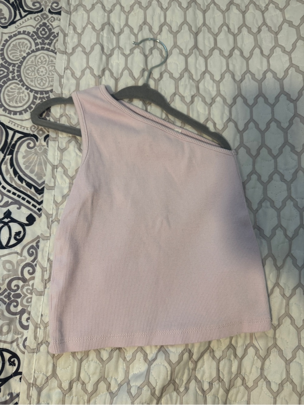 Mango Girls One-Shoulder Ribbed Tank Top - Picture 4 of 7